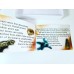 Fossils Collection kit of 9 Fossils, 1 magnifier glass and  small colorful book about Fossils 