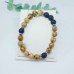 Picture Jasper and Lava Stone beaded bracelet 8 mm