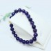 Amethyst high grade beaded bracelet 8 mm