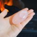 Rose Quartz big Palm Stone Polished Crystal