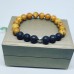 Picture Jasper and Lava Stone beaded Unisex bracelet 10 mm
