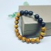 Picture Jasper and Lava Stone beaded Unisex bracelet 10 mm