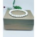 Howlite, Hematite beaded bracelet 8 mm