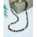 Matte Tiger Eye Heart Clasp necklace 6 mm