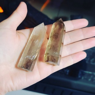 Smokey Quartz Crystal Points / Towers