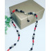 Red Coral, Picture Jasper, Labradorite, Hematite handcrafted necklace