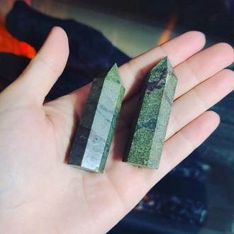 Dragon Blood Stone Crystal Points/ Towers