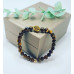 Tiger Eye and Golden Hematite beaded bracelet 6 mm