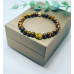 Tiger Eye and Golden Hematite beaded bracelet 6 mm