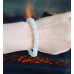 Rose Quartz lighter color beaded bracelet 8 mm