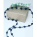 Matte Black Agate, Hematite and seed Beads Unisex necklace