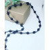Matte Black Agate, Hematite and seed Beads Unisex necklace