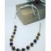 Tiger Eye , Hematite handcrafted necklace