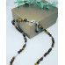 Tiger Eye 5 Blessings Amulet Unisex necklace