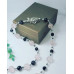 Rose Quartz, Labradorite and Hematite dragonfly clasp necklace 12 mm, 8 mm