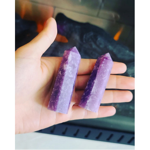 Charoite Crystal Points/ Towers