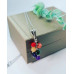 7 Chakra Crystal Pendant with Stainless steel chain
