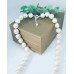 Freshwater Pearl, Zirconia Stainless steel charm necklace 10 mm