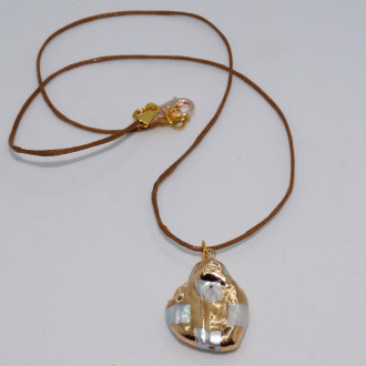 Baroque Pearl Gold plated pendant