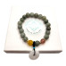 8mm Jade Donut charm bracelet