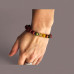 8 mm Cinnabar bracelet with 5 Elements of Life symbols