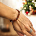 6 mm Red Jasper Shamballa style bracelet