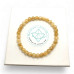 6 mm Citrine beaded bracelet