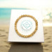 6 mm Citrine beaded bracelet