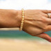 6 mm Citrine beaded bracelet