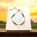 Lily Quartz Gold-tone chain bracelet