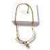 Freshwater Pearl,  Stainless Steel Chain, Lucky Star Charm Necklace
