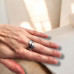 Wraparound design Stainless Steel ajustable Ring 