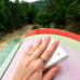 Three rectangulars Minimalist style Stainless Steel ring, size 7