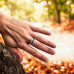 Lips Stainless steel  adjstable ring