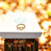 Five hearts Gold Stainless Steel ring