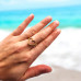 Heart Gold Stainless Steel Adjustable Ring