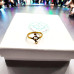 Musical Note Gold Stainless Steel adjustible Ring