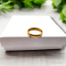 Gold Stainless Steel Snake Pattern Band Ring