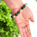 8 mm Green Tiger Eye and Golden Hematite bracelet