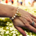 Serene Clover Pearl Bracelet