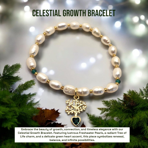 Celestial Growth Bracelet – A Symbol of Strength & Harmony