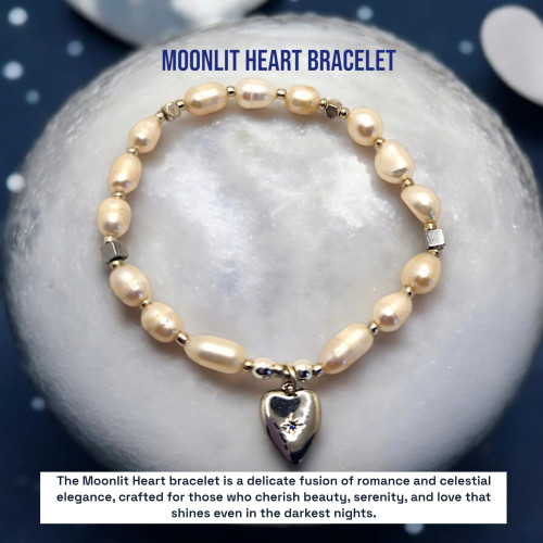 Moonlit Heart Bracelet 