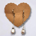 Snowfall Pearl Drop Earrings
