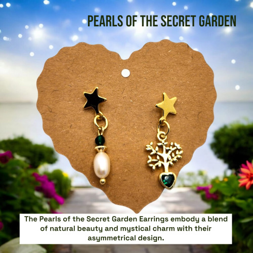 Pearls of the Secret Garden Earrings
