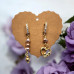 Violet Heartbeat Earrings