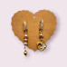 Violet Heartbeat Earrings