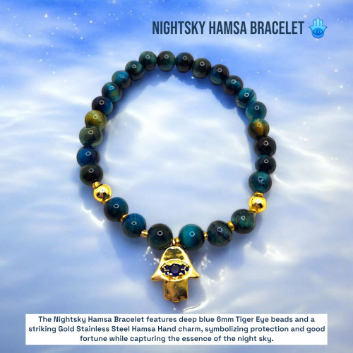 Nightsky Hamsa Bracelet