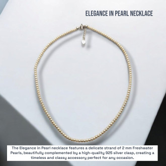 Elegance in Pearl Necklace