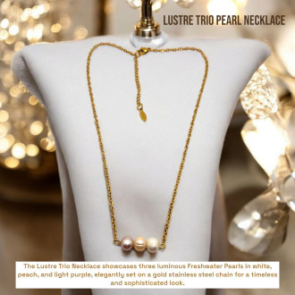Lustre Trio Necklace