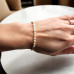 Dainty Pearl Twist Bracelet